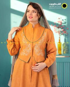 مانتو گلدوزی طرح ژیله