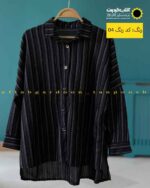 شومیز طرحدار مراکشی قواره دار مشکی