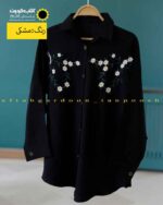 شومیز بابوس گلدوزی شده مشکی