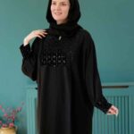 عبا مشکی کار شده مجلسی