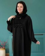 عبا مشکی کار شده مجلسی