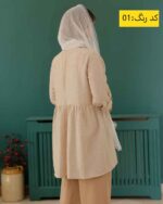 مانتو دانشجویی و اداری کرم روشن