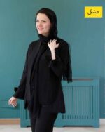 ست کت و شلوار زنانه تابستونی مشکی