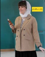 کت چهار دکمه تابستونی نسکافه ای