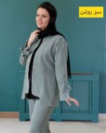 ست کت و شلوار زنانه تابستونی سبز روشن