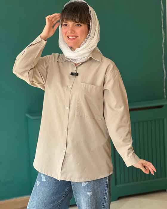 شومیز بیسیک کتان کاغذی جدید
