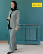 ست کت و شلوار زنانه تابستونی سبز روشن