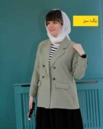 کت چهار دکمه تابستونی سبز