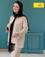 ست کت و شلوار زنانه تابستونی کرم
