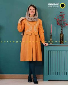 مانتو گلدوزی طرح ژیله