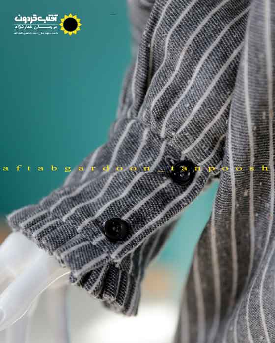 شومیز پاییزه طوسی فیلی