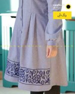 پالتو فوتر گلدوزی ابی