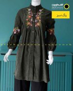 مانتو عروسکی دخترانه سبز