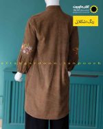 مانتو عروسکی دخترانه شکلاتی تیره