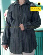 شومیز پشمی زنانه سبز یشمی