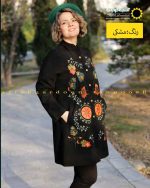 مانتو یقه گرد مخمل