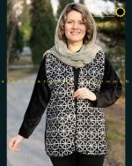 کت سوزن دوزی مجلسی مخمل شنل