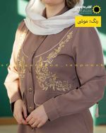 مانتو مازراتی مغزی دوزی گلدوزی موشی