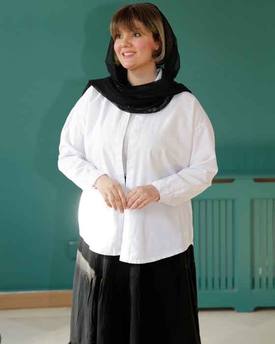 شومیز لینن قد 75